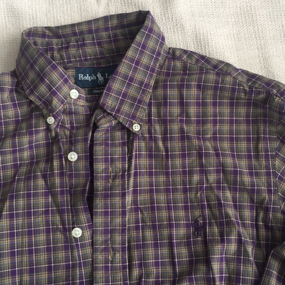 Ralph Lauren custom fit button up